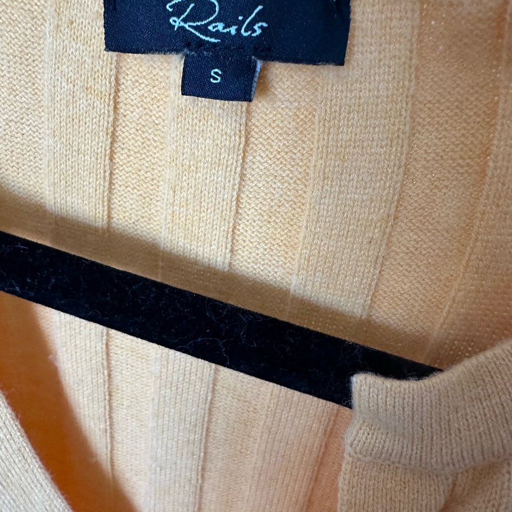 Yellow Ribbed Knit Dress Rails - Picture 4 of 4